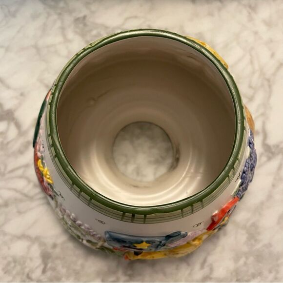 Yankee Candle Spring Summer Birdhouse Flowers Large Ceramic Candle Shade - Picture 4 of 7